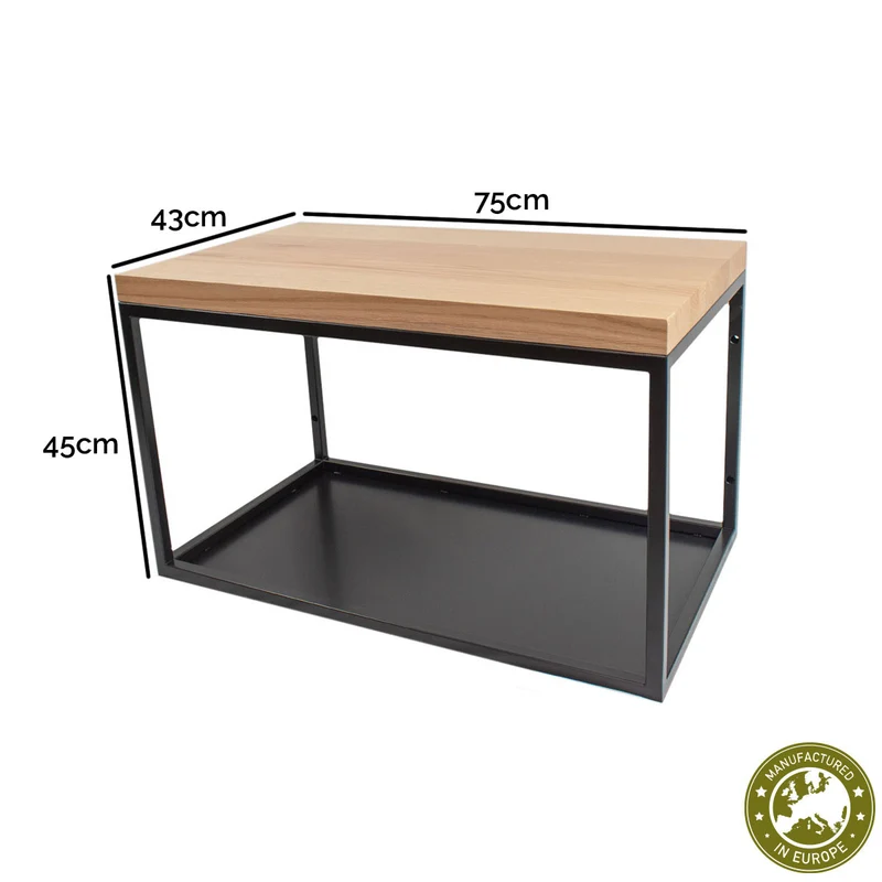 Konsole hängend 'Ava' | für Bad und Wohnraum | Metallhohlrohr lackiert | in verschiedenen Größen | in verschiedenen Ausführungen | Manufactured in Europe