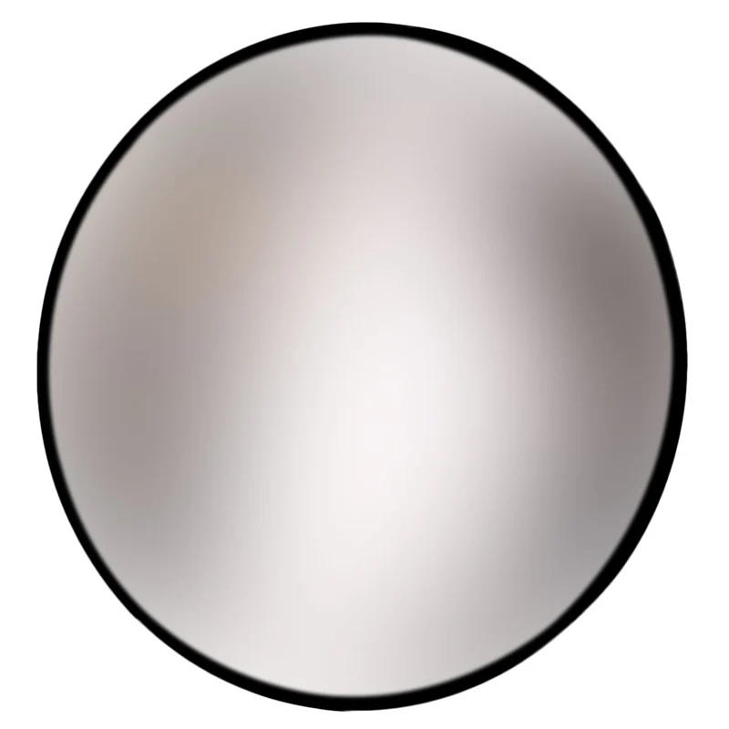 Spiegel rund 'Matteo' | Durchmesser 50, 60, 70 oder 80 cm | in Gold, Silber, Schwarz oder Weiß | Manufactured in Europe