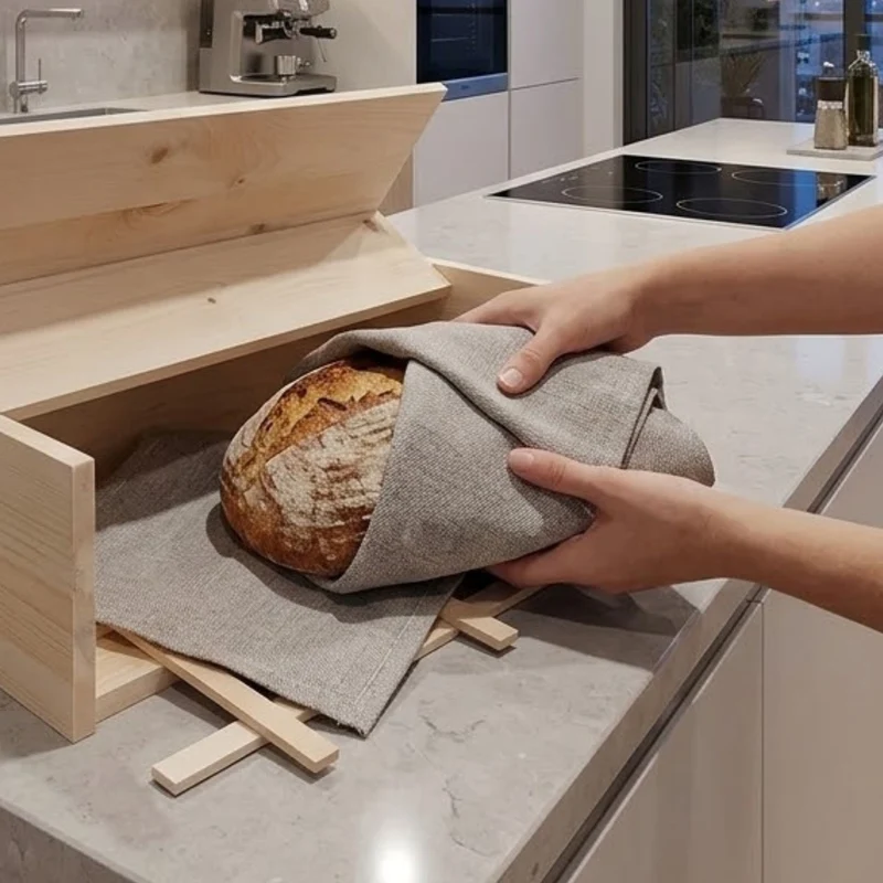 Brottuch / Obst- und Gemüsetuch aus Natur Bäckerleinen | in verschiedenen Größen | Made in Austria