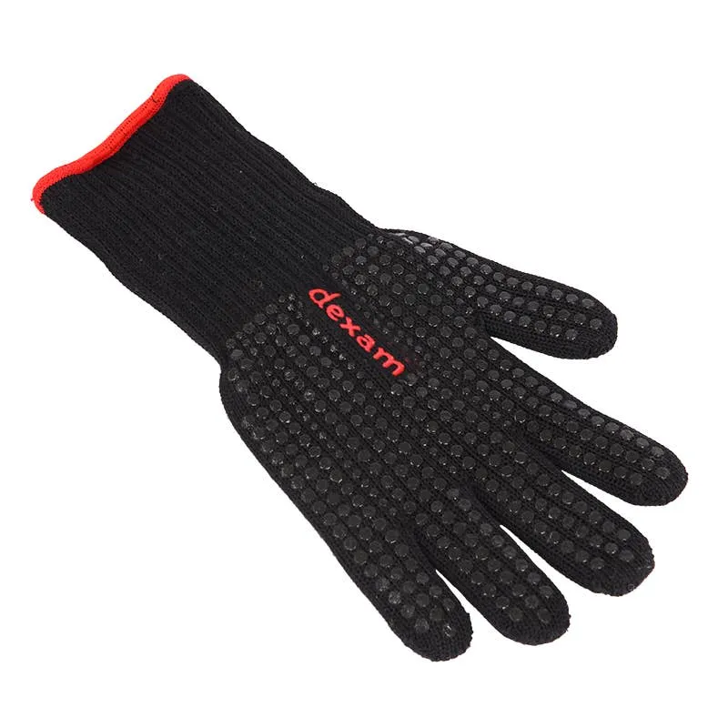 Hitzebeständiger Grillhandschuh - Schwarz