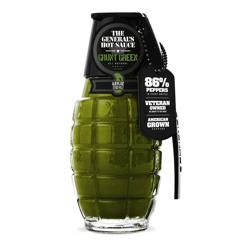 Grunt Green Sauce ★ Scharfe Sauce ★ The General's Hot Sauce