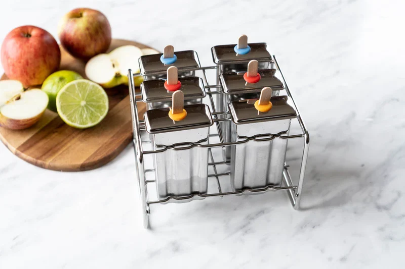 Eisformen ECO Ice Pops (6 Stk.) rechteckig Edelstahl