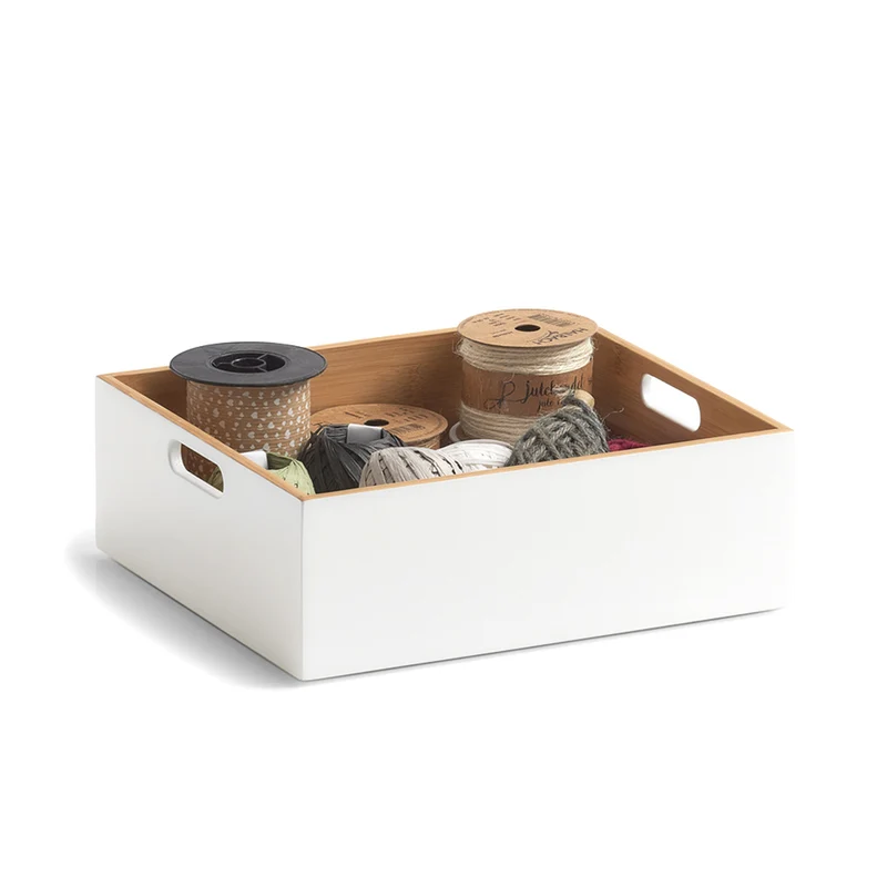 Aufbewahrungsbox Holz stapelbar hoch Zeller