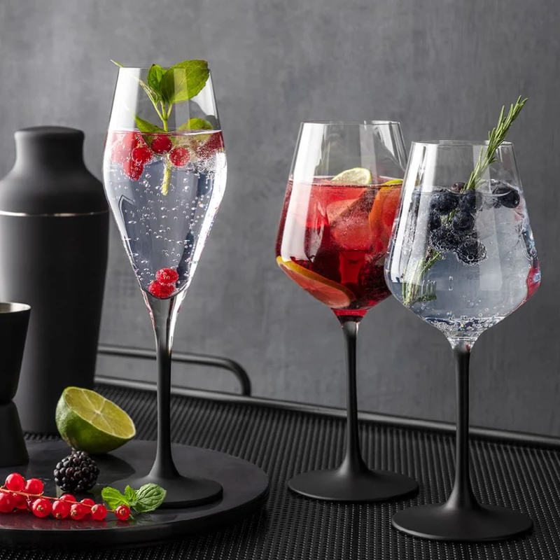 Villeroy & Boch Manufacture Rock bicchiere da spumante, Set 4 pezzi, 260 ml