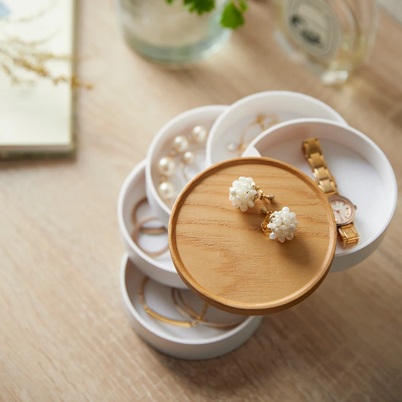 Schmuckkästchen mit 5 drehbaren Fächern Yamazaki - Tosca