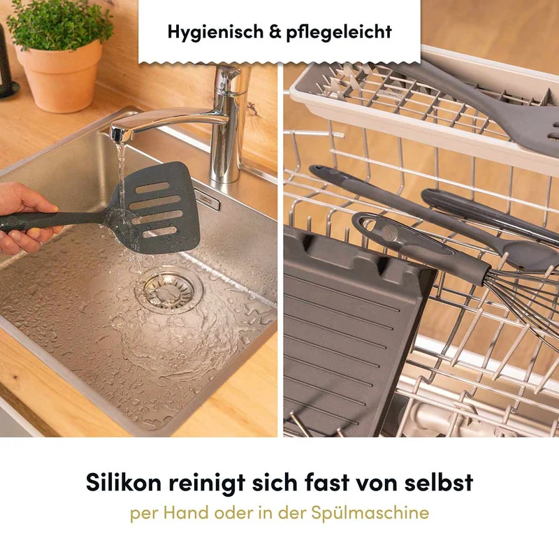 Pfannenwender XXL mit robustem Edelstahlkern