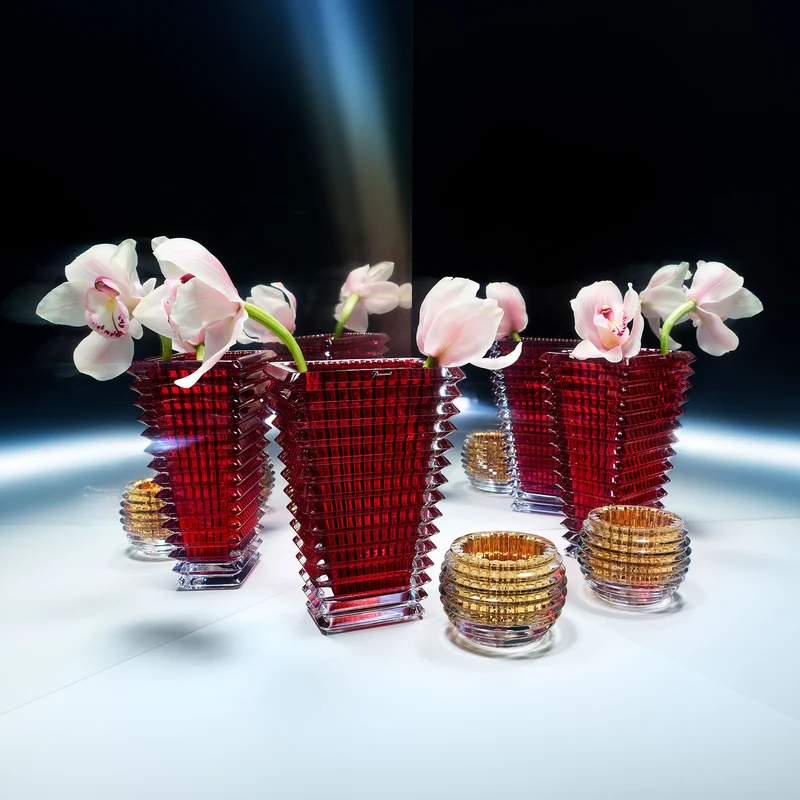 Baccarat Eye Vaso Rettangolare, cm 30