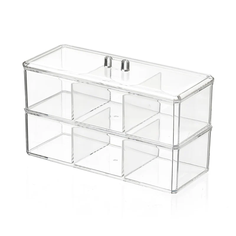 Durchsichtige Boxen mit Deckel groß Five® - Selena