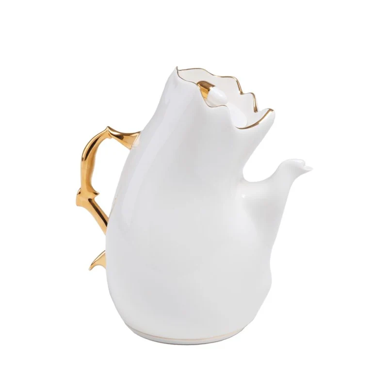 Seletti Meltdown Teiera in porcellana, h. 20 cm