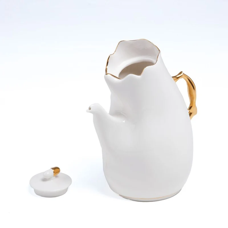 Seletti Meltdown Teiera in porcellana, h. 20 cm