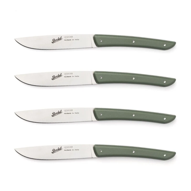 Berkel Color Set 4 Coltelli Bistecca con manico colorato