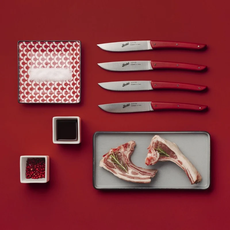 Berkel Color Set 4 Coltelli Bistecca con manico colorato