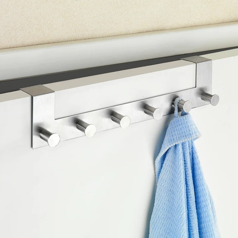 Türgarderobe 6 Haken für stumpfe Türen Wenko