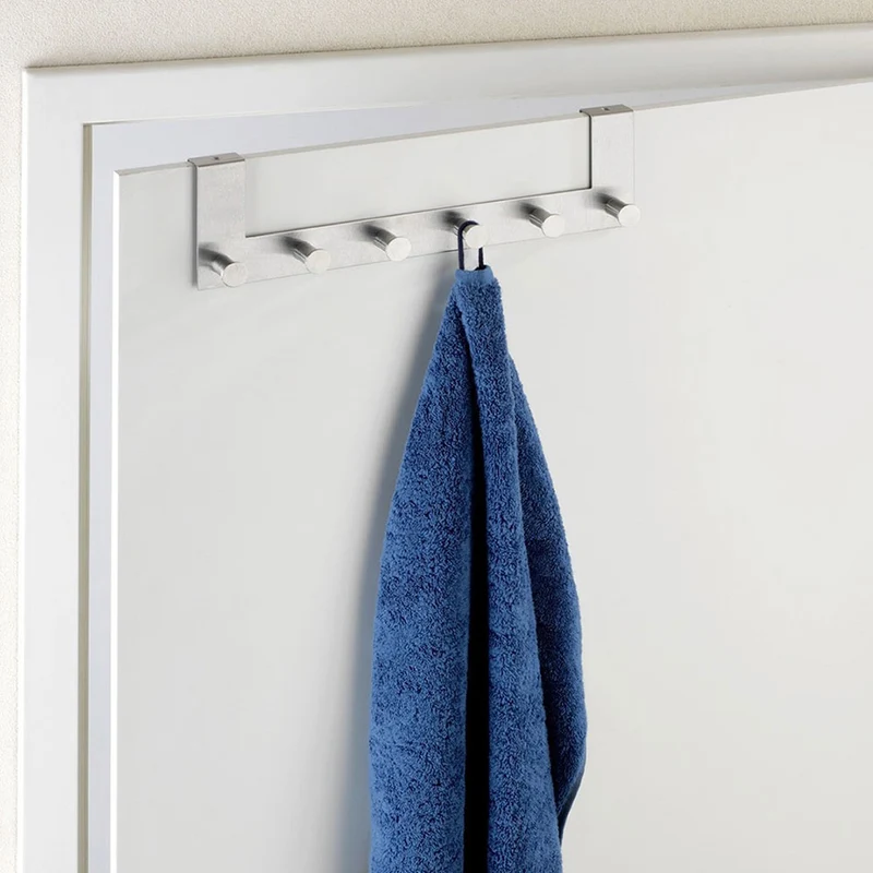 Türgarderobe 6 Haken für gefälzte Türen Wenko