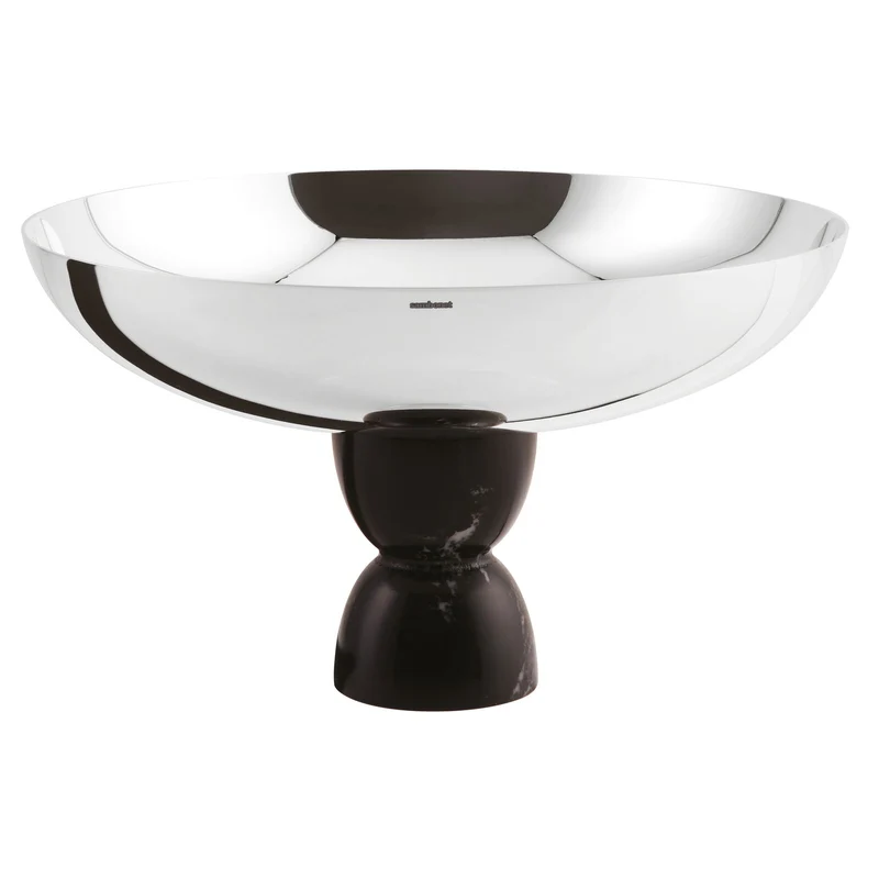 Sambonet Madame Coppa con Piede in Accaio Inox e resina, diametro 26 cm