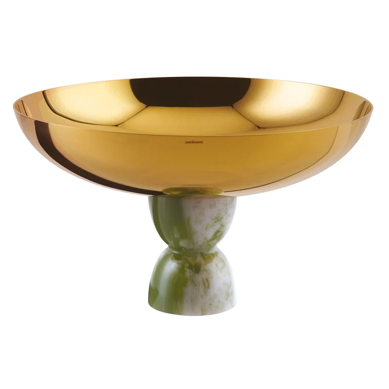 Sambonet Madame Coppa con Piede in Accaio Inox e resina, diametro 26 cm