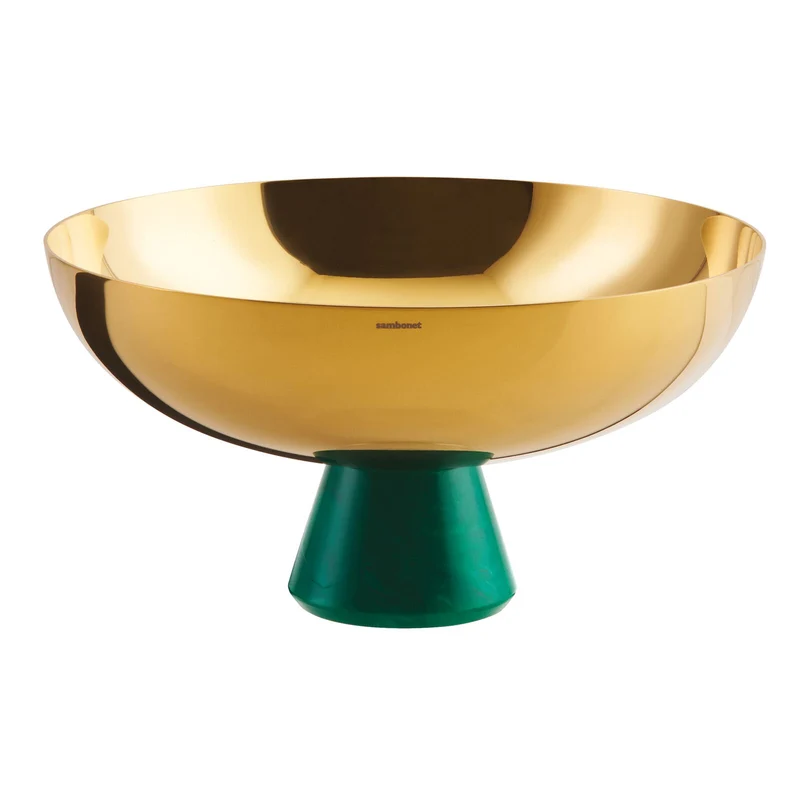 Sambonet Madame Coppa con Piede in Accaio Inox e resina, diametro 20,5 cm