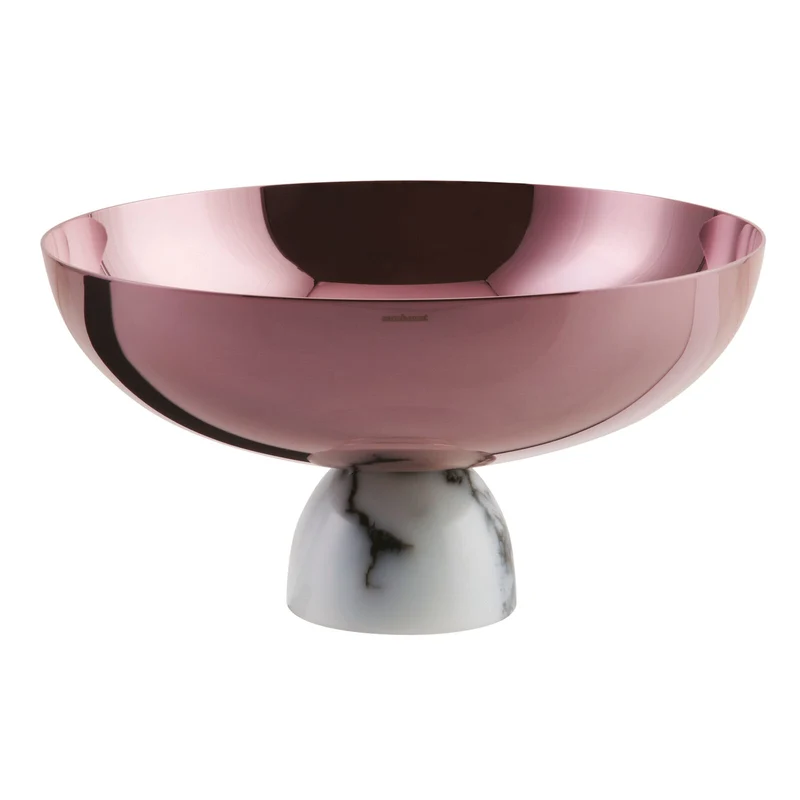 Sambonet Madame Coppa con Piede in Accaio Inox e resina, diametro 20,5 cm