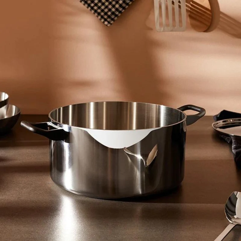 Alessi La Cintura di Orione Casseruola a due manici in Trilamina
