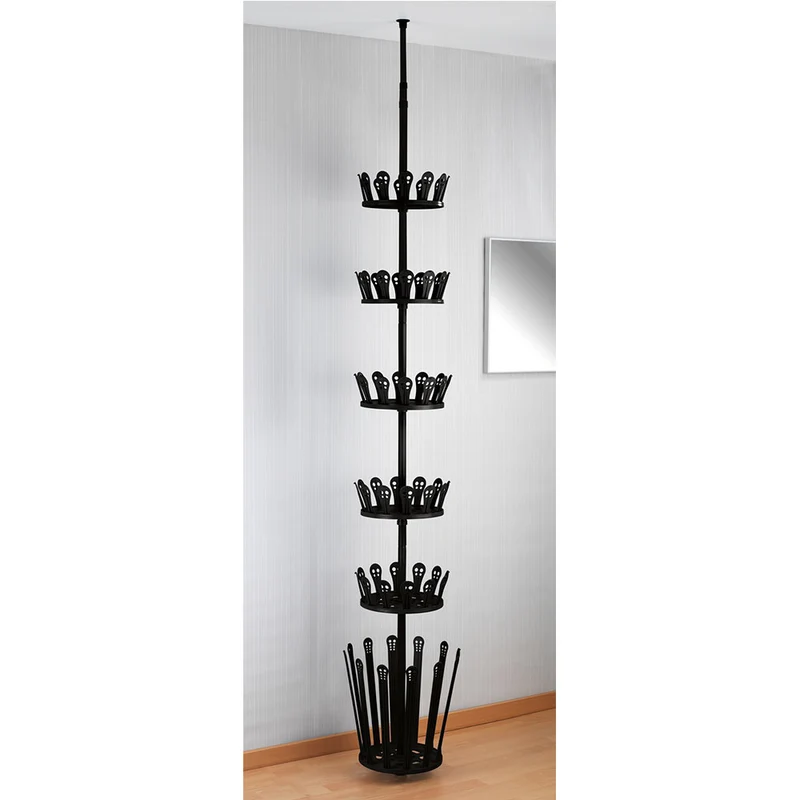 Schuhkarussell teleskopisch schwarz Wenko