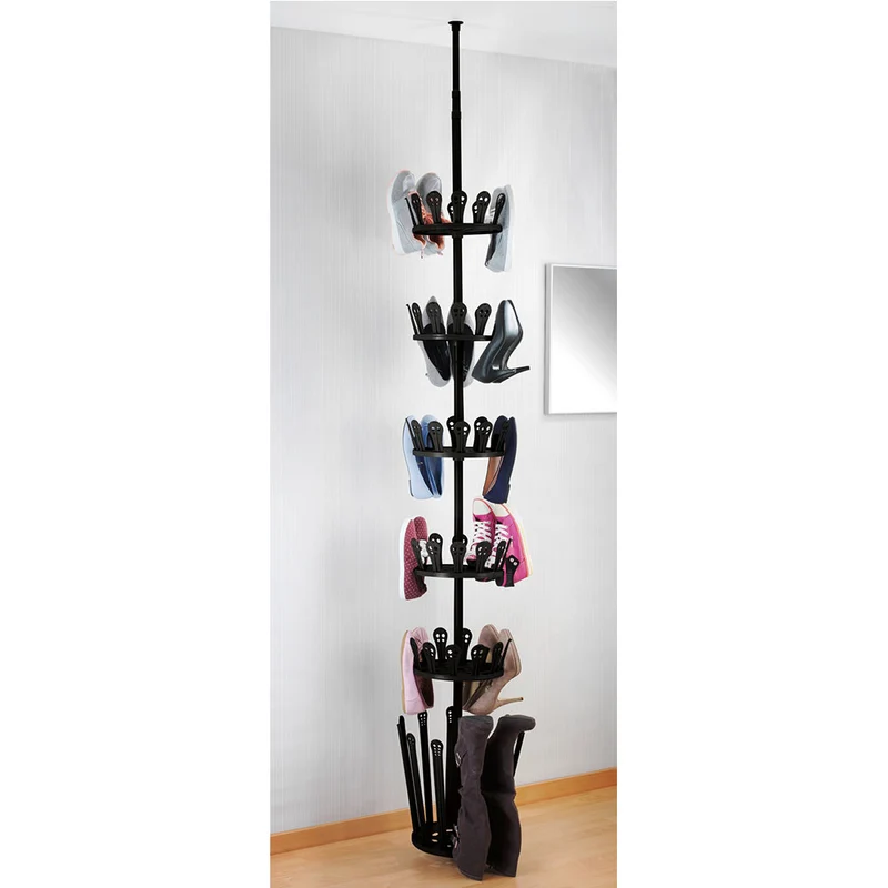 Schuhkarussell teleskopisch schwarz Wenko