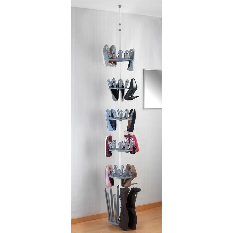 Schuhkarussell teleskopisch schwarz Wenko