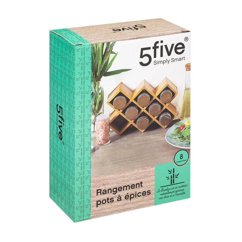 Gewürzregal Bambus Five®