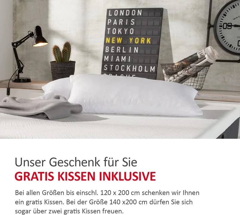 Matratzen Concord Taschenfederkernmatratze mit Duo Topper, Kaltschaum, Öko-Tex, atmungsaktivh