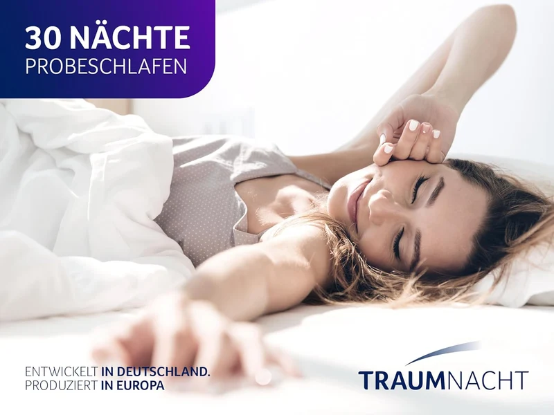 Traumnacht 7-Zonen Tonnentaschenfederkernmatratze, Orthopädisch, Öko-Tex, Premiumhöheh