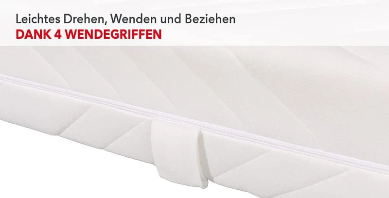 Matratzen Concord Sleepsy Leron Matratze 90x200 cm Komfortschaum 7-Zonen H2 Öko-Texh