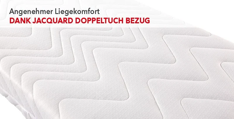 Matratzen Concord Sleepsy Leron Matratze 90x200 cm Komfortschaum 7-Zonen H2 Öko-Texh