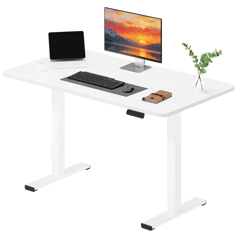 SANODESK höhenverstellbarer Schreibtisch – XXL Standing Desk elektrisch, ergonomisch, stabilh