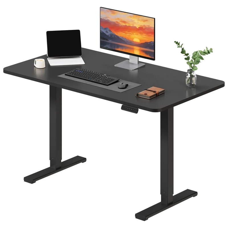 SANODESK höhenverstellbarer Schreibtisch – XXL Standing Desk elektrisch, ergonomisch, stabilh