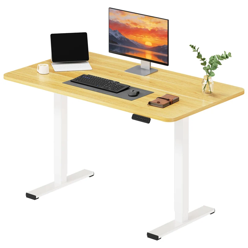 SANODESK höhenverstellbarer Schreibtisch – XXL Standing Desk elektrisch, ergonomisch, stabilh