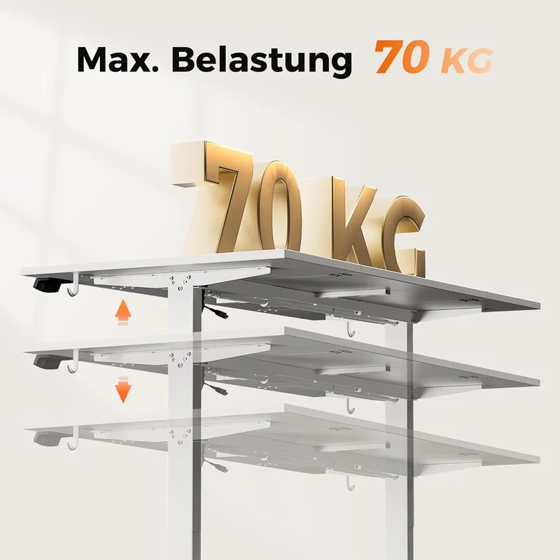 Agilestic höhenverstellbarer Schreibtisch elektrisch – ergonomisch, stabil, flexibelh