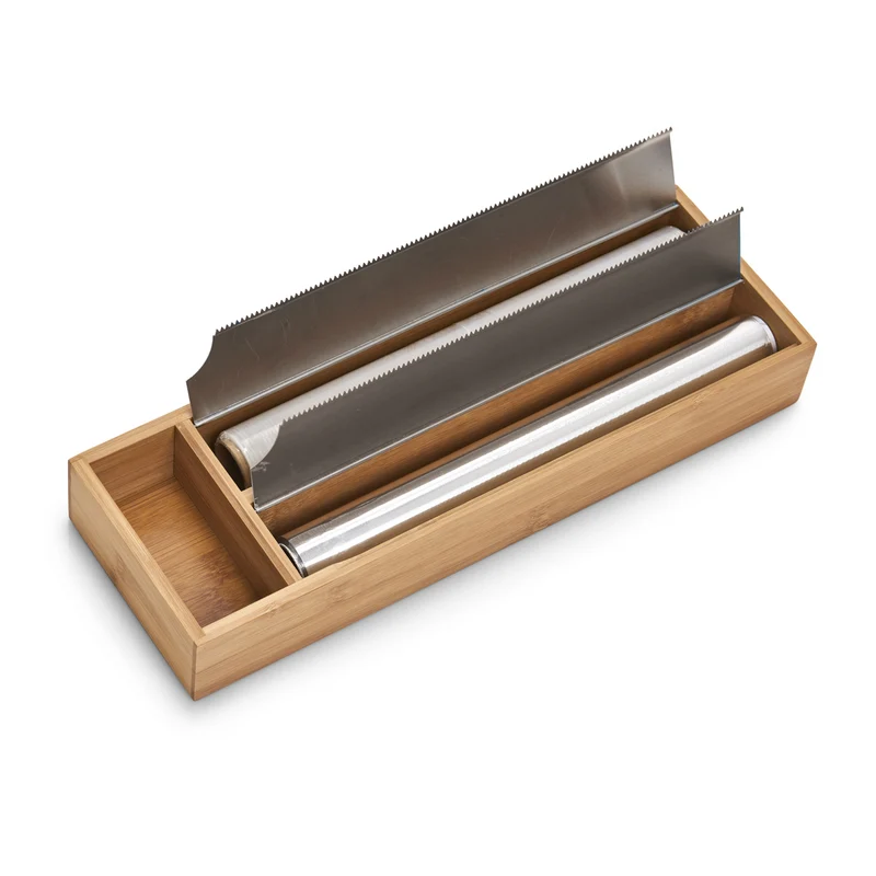 Folienschneider für 2 Rollen Alufolie und Frischhaltefolie Five®