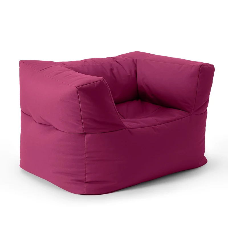 Lumaland Modulares Cord Sitzsack Sofa Set – Bean Bag Module mit EPS-Füllung, Weich, Indoor, Modernh