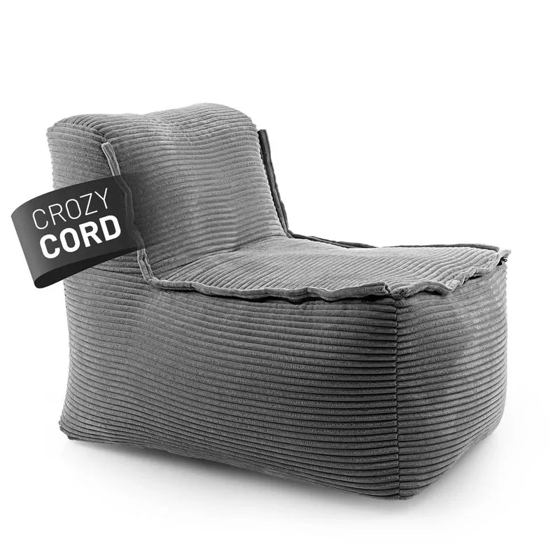 Lumaland Modulares Cord Sitzsack Sofa Set – Bean Bag Module mit EPS-Füllung, Weich, Indoor, Modernh