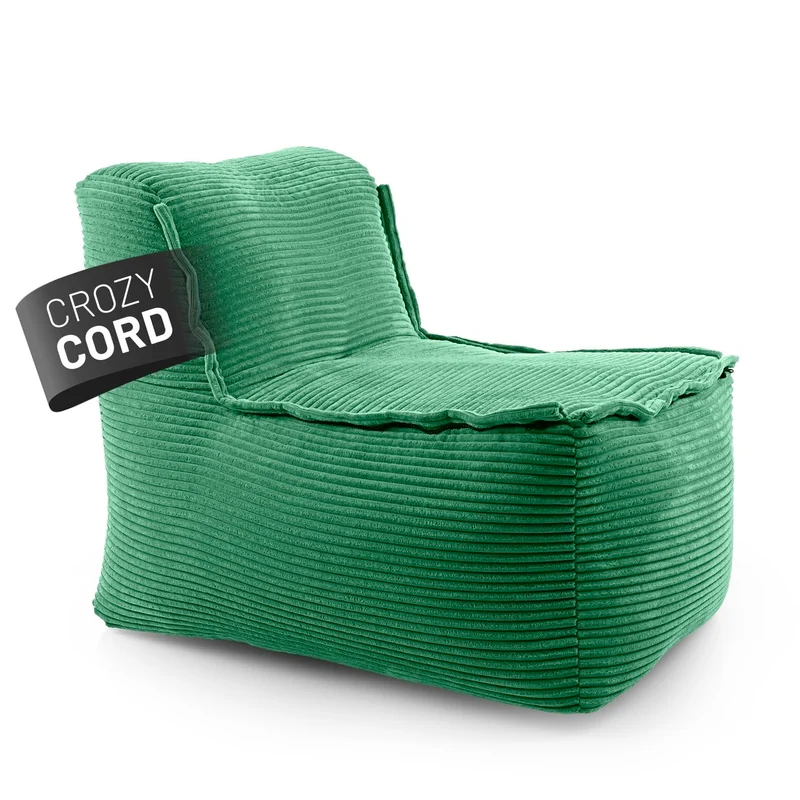 Lumaland Modulares Cord Sitzsack Sofa Set – Bean Bag Module mit EPS-Füllung, Weich, Indoor, Modernh