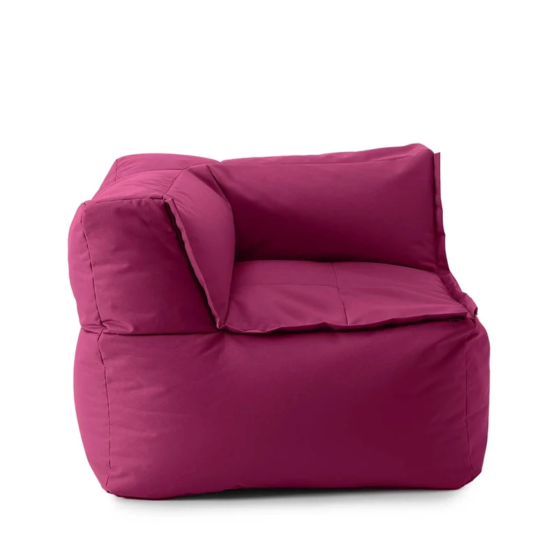 Lumaland Modulares Cord Sitzsack Sofa Set – Bean Bag Module mit EPS-Füllung, Weich, Indoor, Modernh