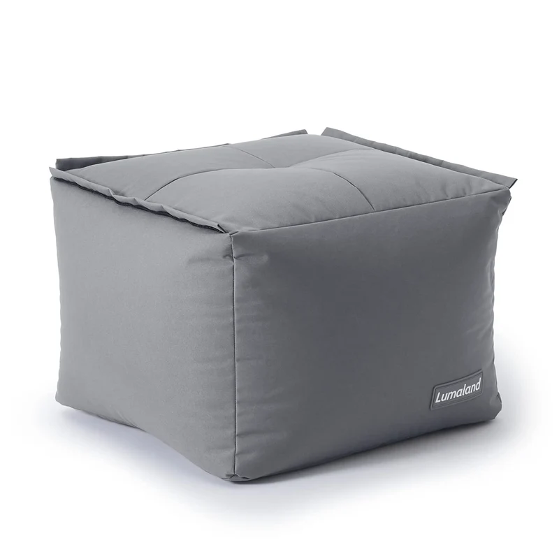 Lumaland Modulares Cord Sitzsack Sofa Set – Bean Bag Module mit EPS-Füllung, Weich, Indoor, Modernh