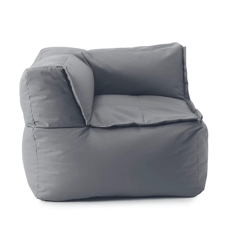Lumaland Modulares Cord Sitzsack Sofa Set – Bean Bag Module mit EPS-Füllung, Weich, Indoor, Modernh