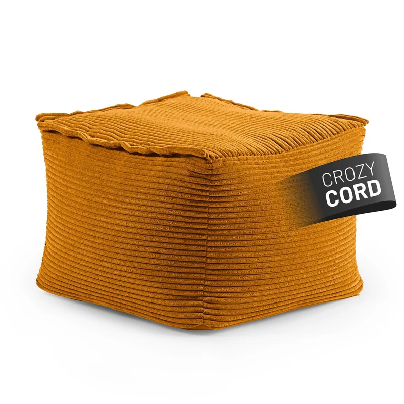 Lumaland Modulares Cord Sitzsack Sofa Set – Bean Bag Module mit EPS-Füllung, Weich, Indoor, Modernh