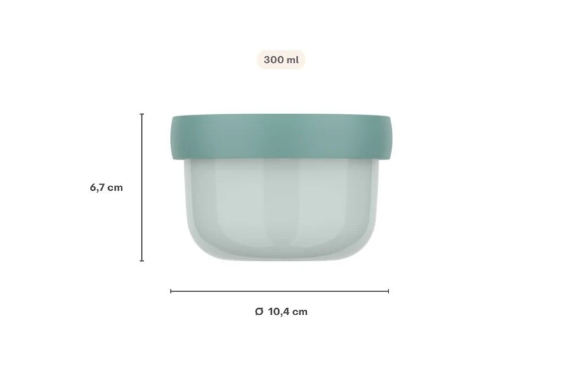 Fruchtbox Unicorn Glow 300 ml Campus mit Gabel