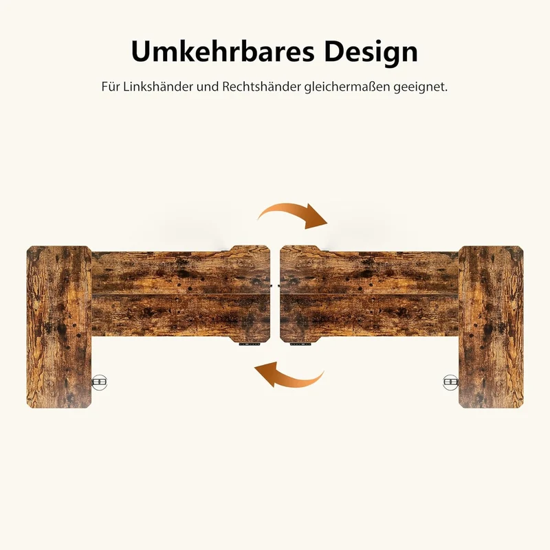 Acrolix Eckschreibtisch elektrisch höhenverstellbar – L-Form, ergonomisch, stabilh