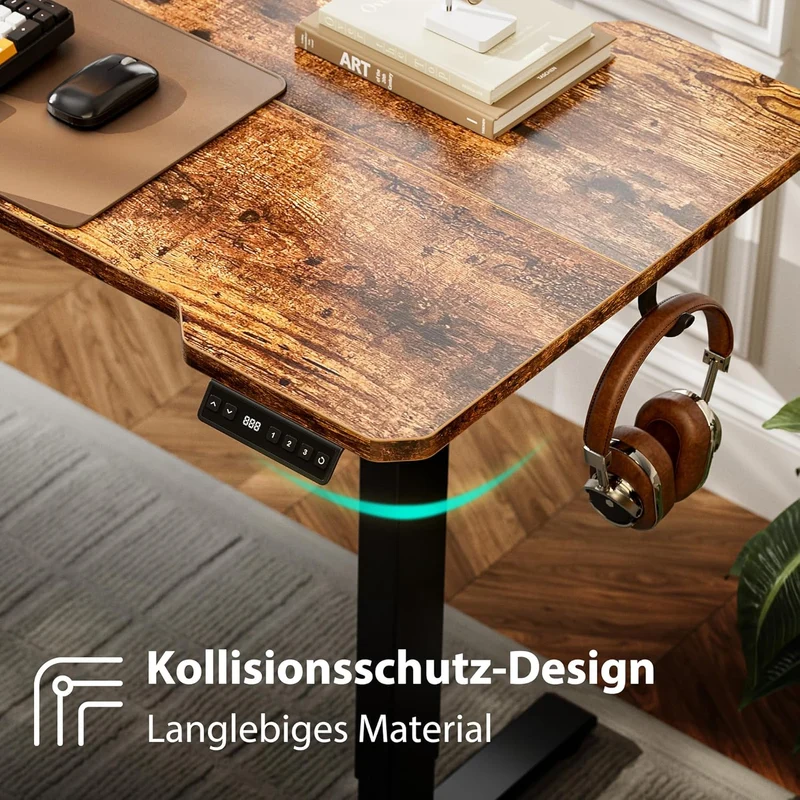 Acrolix Eckschreibtisch elektrisch höhenverstellbar – L-Form, ergonomisch, stabilh