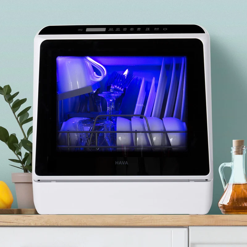 R01 Compact Countertop Dishwasher