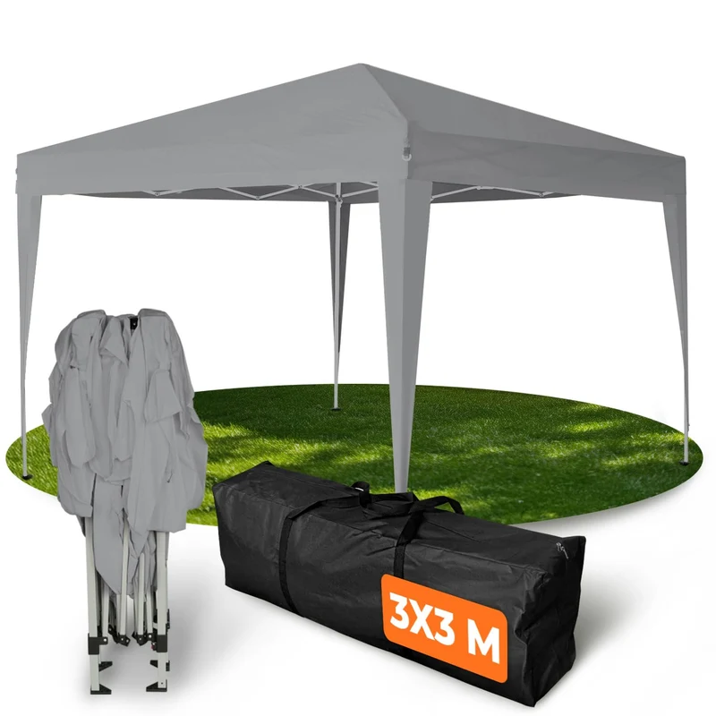 Kronenburg Faltpavillon Pop-Up Pavillon – UV50+, Wasserdicht, Mit Seitenteilenh