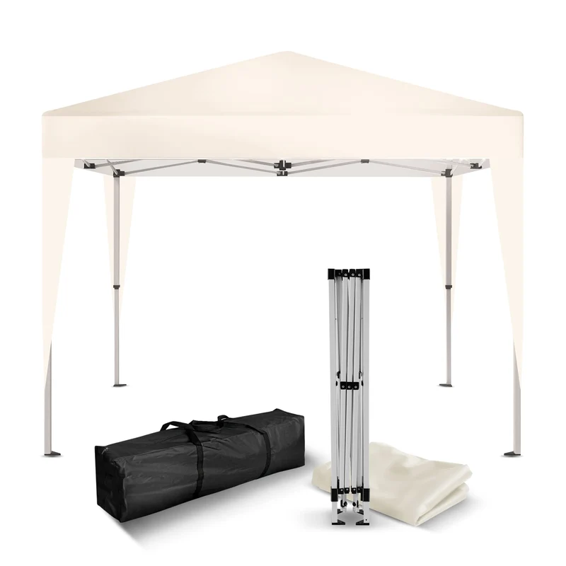 Kronenburg Faltpavillon Pop-Up Pavillon – UV50+, Wasserdicht, Mit Seitenteilenh