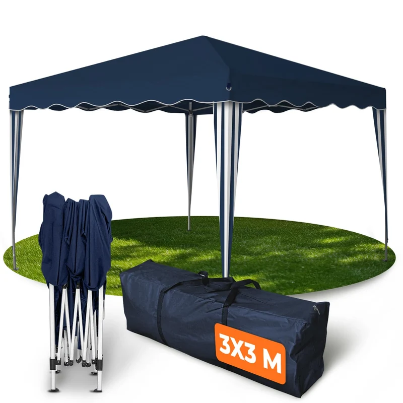 Kronenburg Faltpavillon Pop-Up Pavillon – UV50+, Wasserdicht, Mit Seitenteilenh